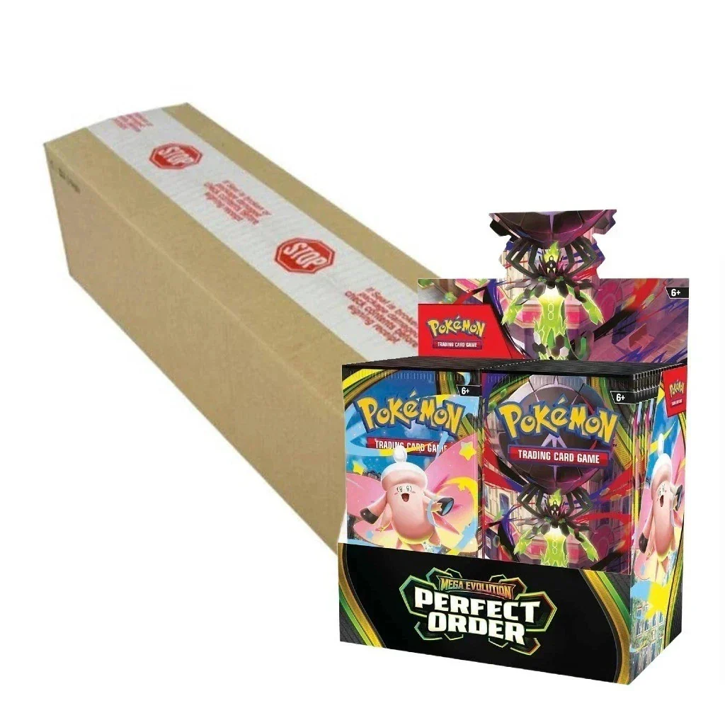 Pokémon TCG: Mega Evolution-Perfect Order Booster Display Box Sealed Case (6 Booster Boxes)